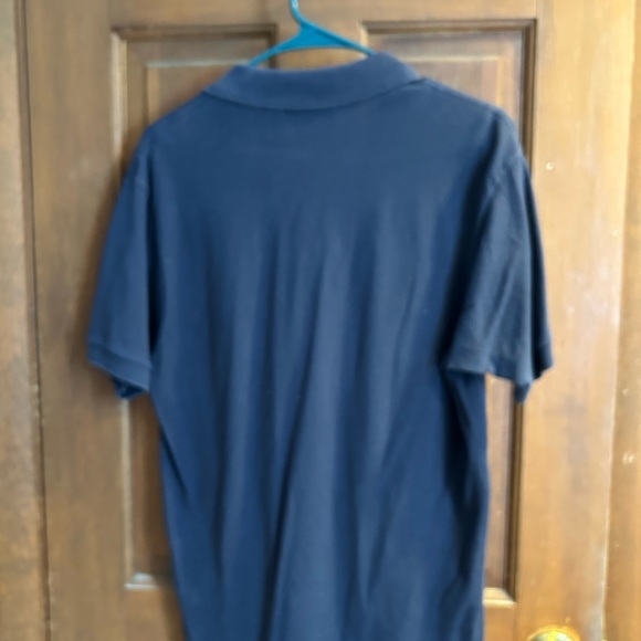 Lacoste Blue Polo Shirt Classic Knit Design - Picture 3 of 3